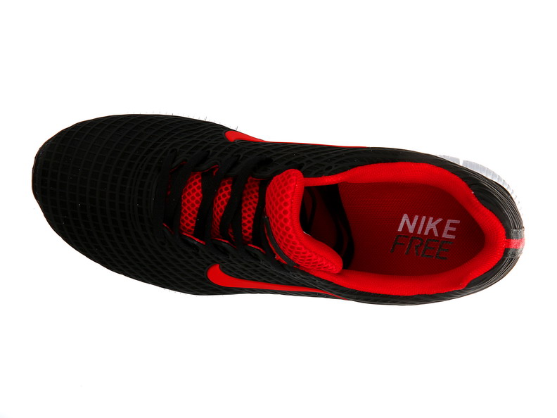 Nike Free 5.0 chaussures de course legeres mens nouveau rouge noir (4)